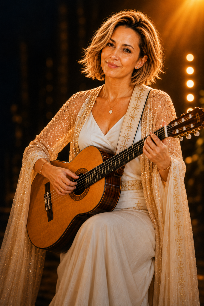 Portrait officiel de Bella Solara, guitariste de CalimaSphere.