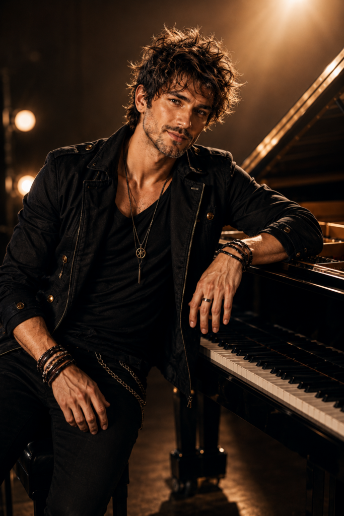 Portrait officiel de Kai Cadence, pianiste-performer de CalimaSphere.
