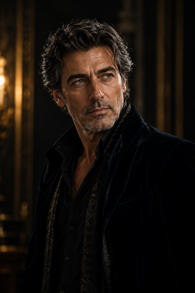 Portrait officiel de Lysandre Erel, harpiste contemporain de CalimaSphere.